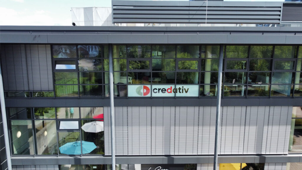 Drone shot of credativ Office