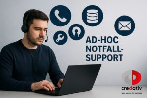 Notfall Ad-Hoc-Support für Open-Source